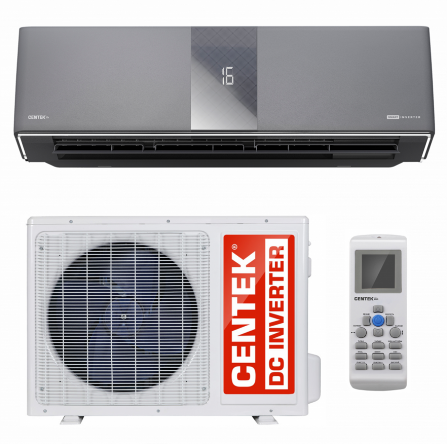 Инверторная сплит-система CENTEK серия CT-65Z10 (CARBON GRAY) INVERTER