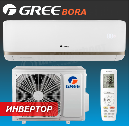 Настенная инверторная сплит-система Gree Bora inverter R32 GWH12AABXB-K6DNA2C