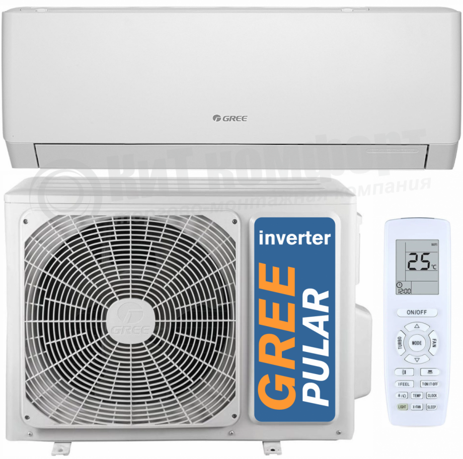 Cплит-система Gree Pular Inverter R32 GWH18AGD-K6DNA4D
