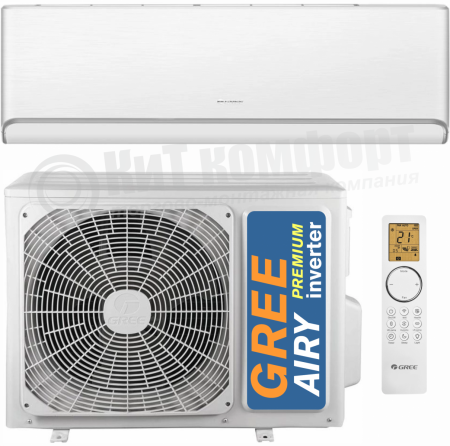 Cплит-система Gree Airy Inverter R32 white GWH09AVCXB-K6DNA1B (Белый)